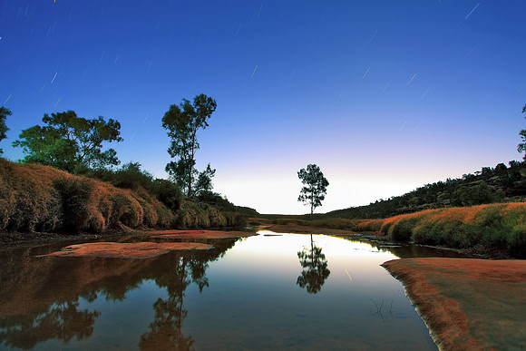 Finke River Sundown
